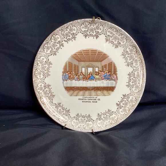 Vintage Lord’s Last Supper Wall Plate - Picture 1 of 4